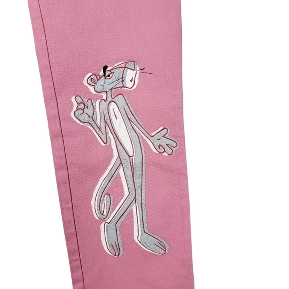 VTG ICE. ICEBERG Pink Panther straight leg jeans HTF Rare vintage - Picture 2 of 8
